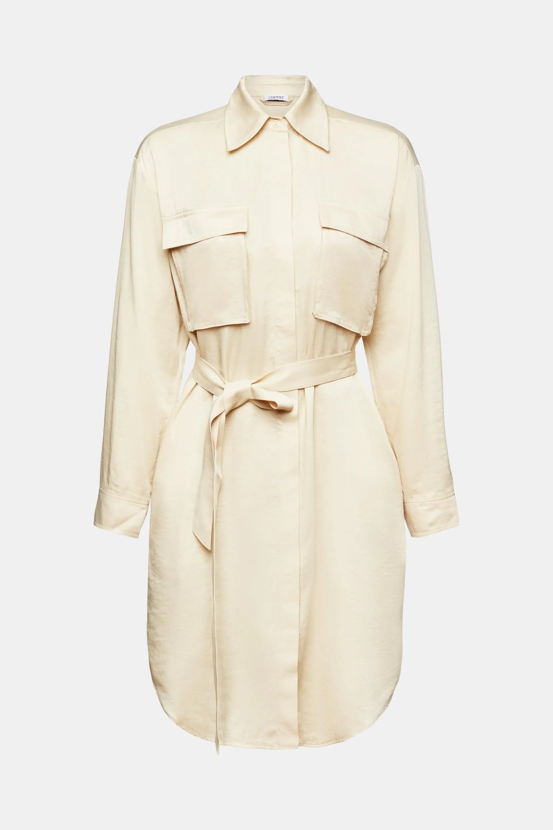Abito camicia con cintura