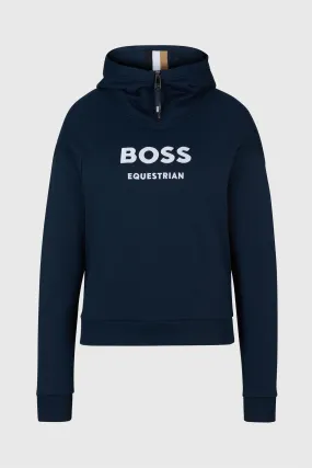 Boss Faye Logo Felpa con Cappuccio e Zip