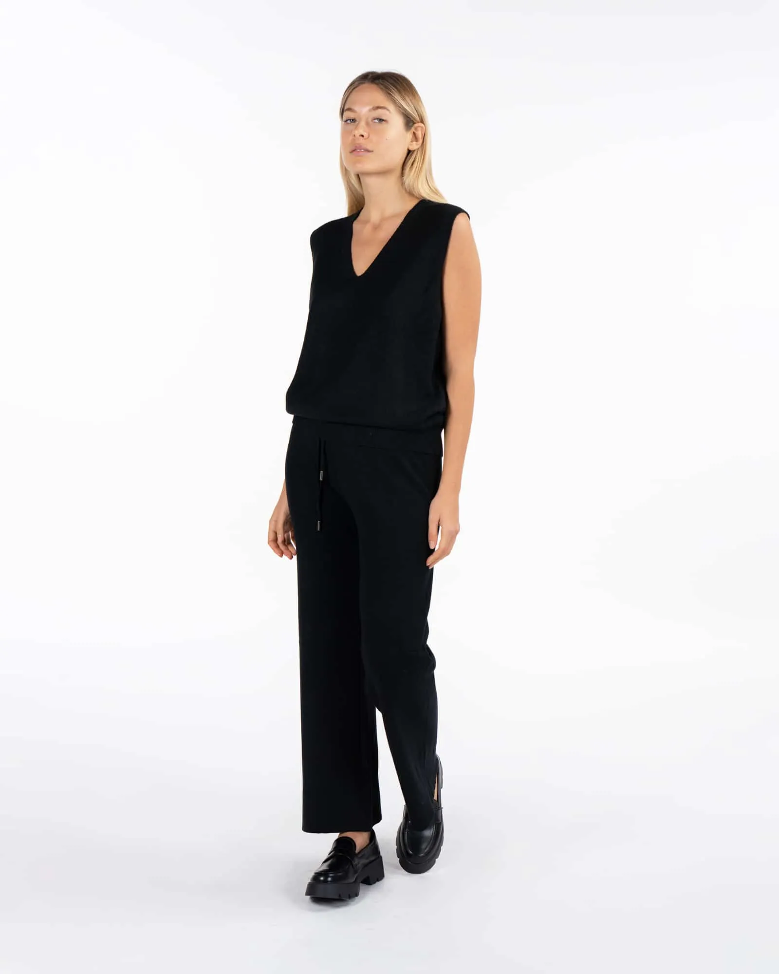 Gilet in maglia - NERO