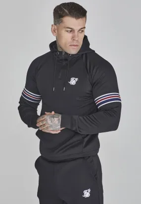 QUARTER ZIP - Felpa con cappuccio