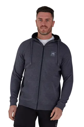 Raging Bull Grigio - Felpa con cappuccio e zip
