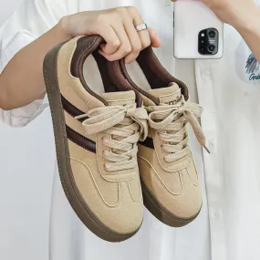 Scarpe da ginnastica da allenamento casual da uomo eleganti e abbinate a colori piatti